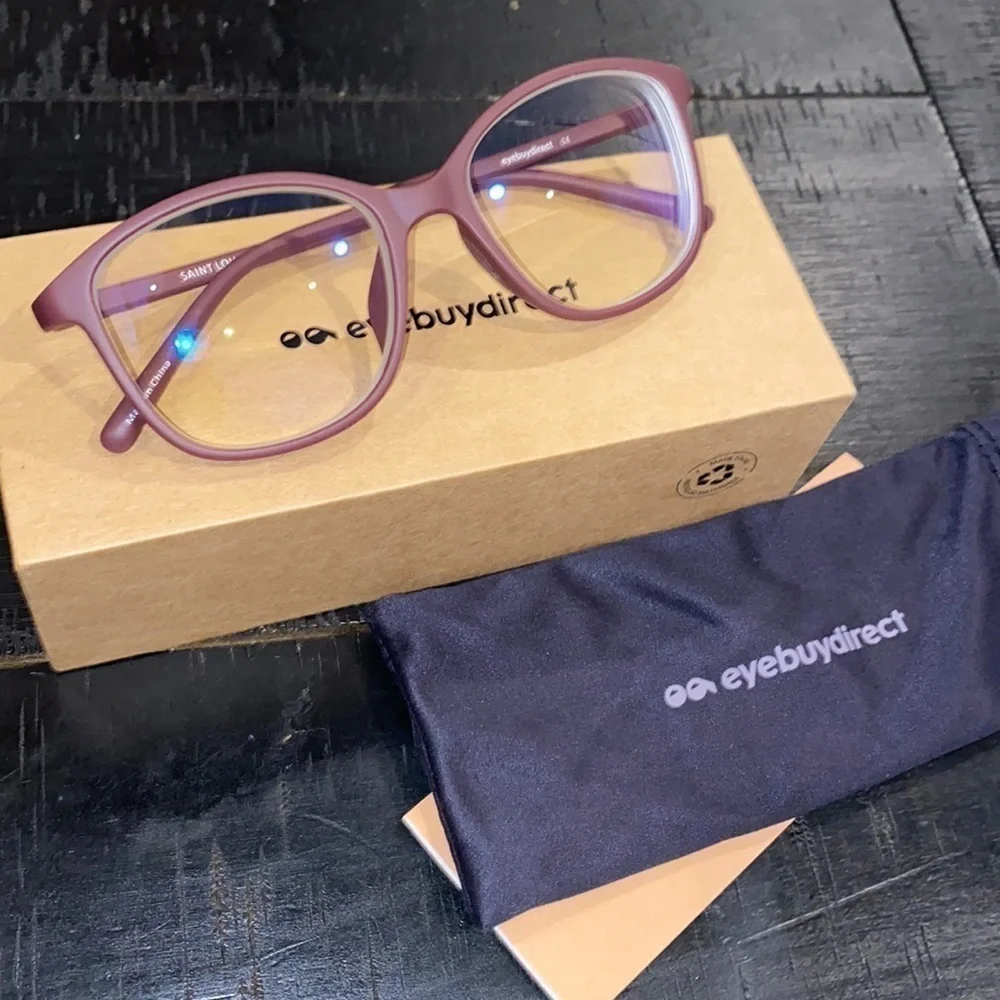 Prescription Mauve Purple Saint Lou Eyeglasses New 🤓​​​​​​​​​​​​​​​​